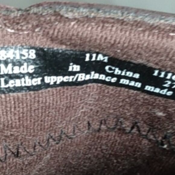 CLARKS BENDABLES BROWN LEATHER SLIP-ON CLOGS 11M - Picture 9 of 9